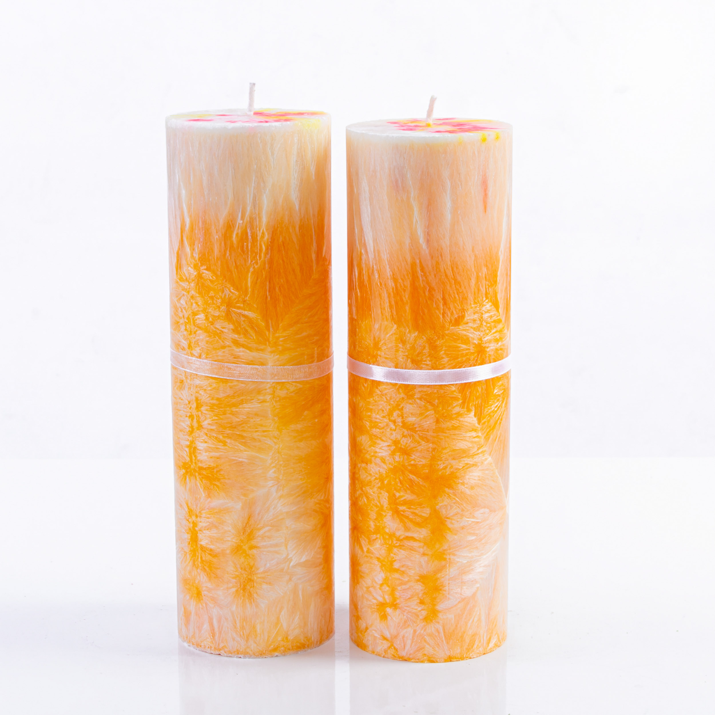 Energetická svíčka s křišťálem JÁ JSEM RADOST