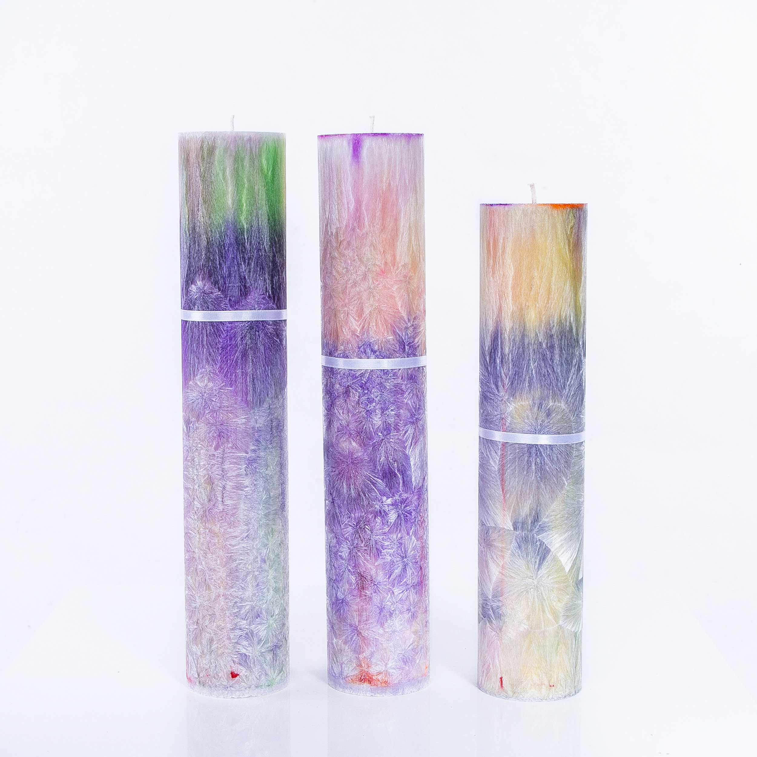 Energetická svíčka s křišťálem KNĚŽKA