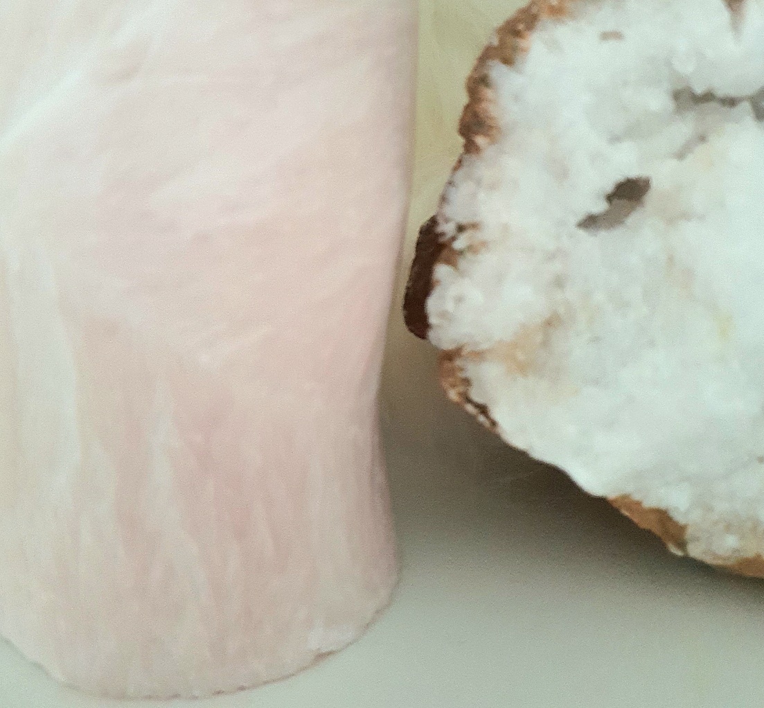 Energetická svíčka s křišťálem MAXI z Úplňku - POVZNÁŠEJÍCÍ ČISTÁ LÁSKA