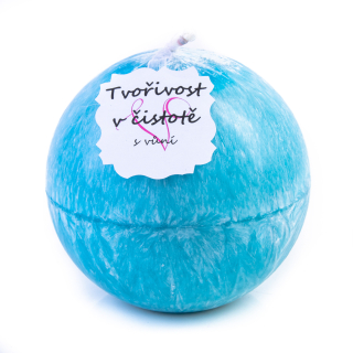 Energetická svíčka koule TVOŘIVOST V ČISTOTĚ