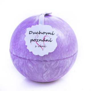 Energetická svíčka koule DUCHOVNÍ POZNÁNÍ