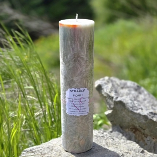 Energetická svíčka s křišťálem - STRÁŽCE DOMU